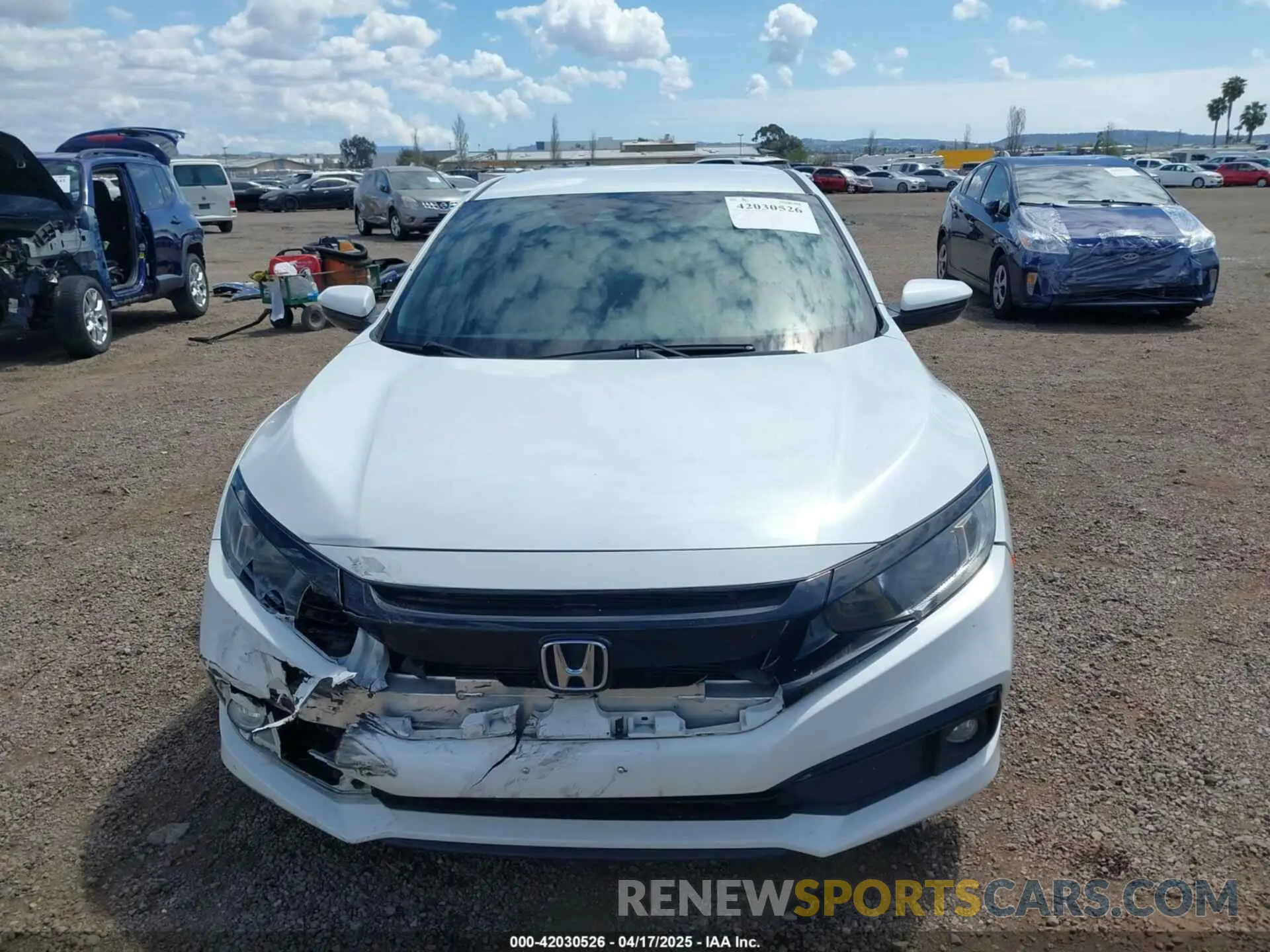 12 Photograph of a damaged car 2HGFC2F85KH600037 HONDA CIVIC 2019