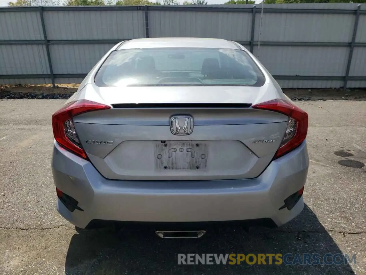 6 Photograph of a damaged car 2HGFC2F86KH516258 HONDA CIVIC 2019