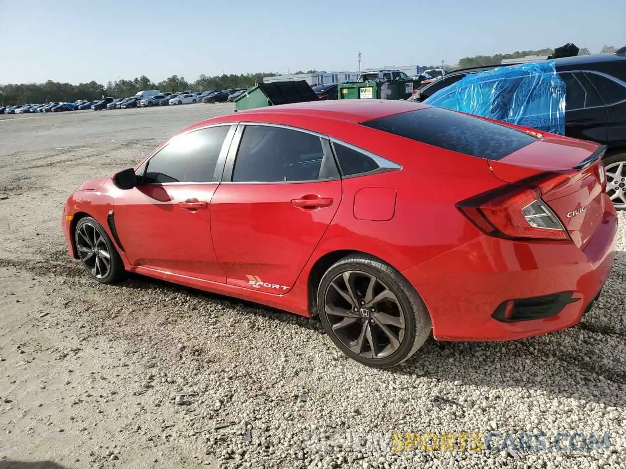 2 Photograph of a damaged car 2HGFC2F86KH516535 HONDA CIVIC 2019