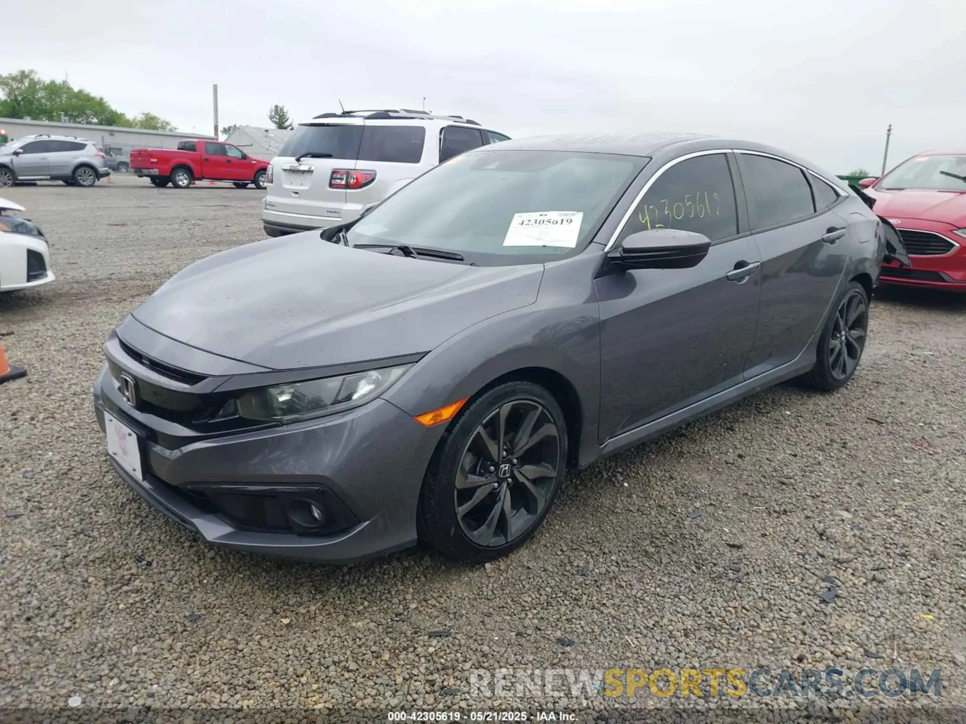 2 Фотография поврежденного автомобиля 2HGFC2F86KH517880 HONDA CIVIC 2019