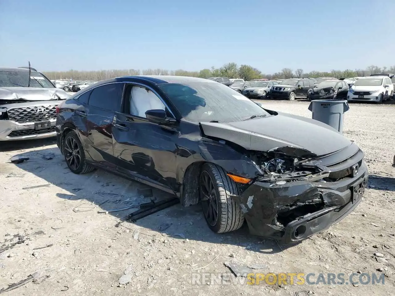 4 Фотография поврежденного автомобиля 2HGFC2F86KH558011 HONDA CIVIC 2019