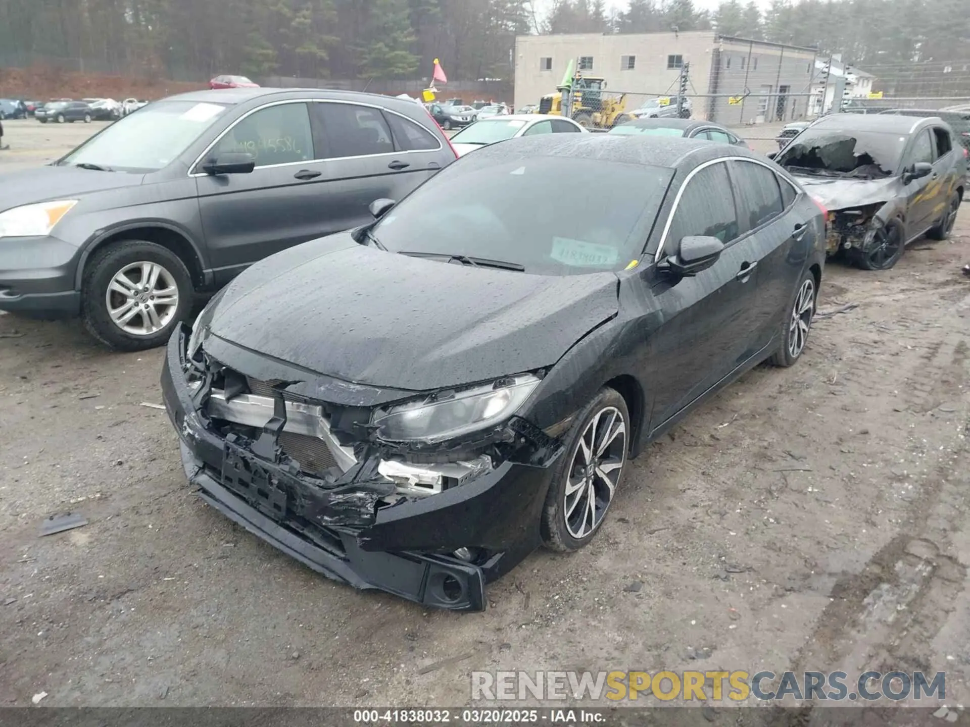 2 Photograph of a damaged car 2HGFC2F86KH566920 HONDA CIVIC 2019