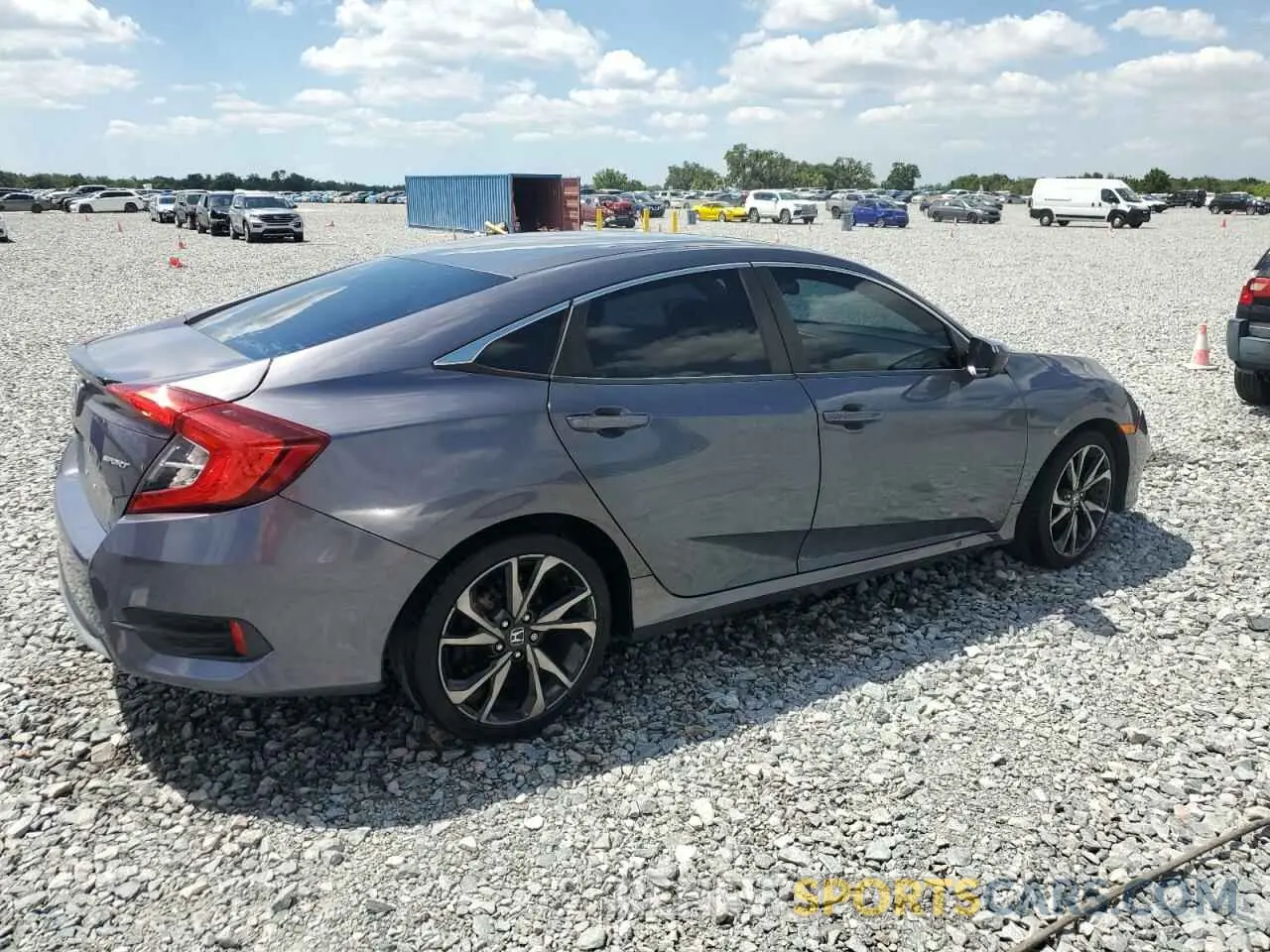 3 Photograph of a damaged car 2HGFC2F86KH590862 HONDA CIVIC 2019