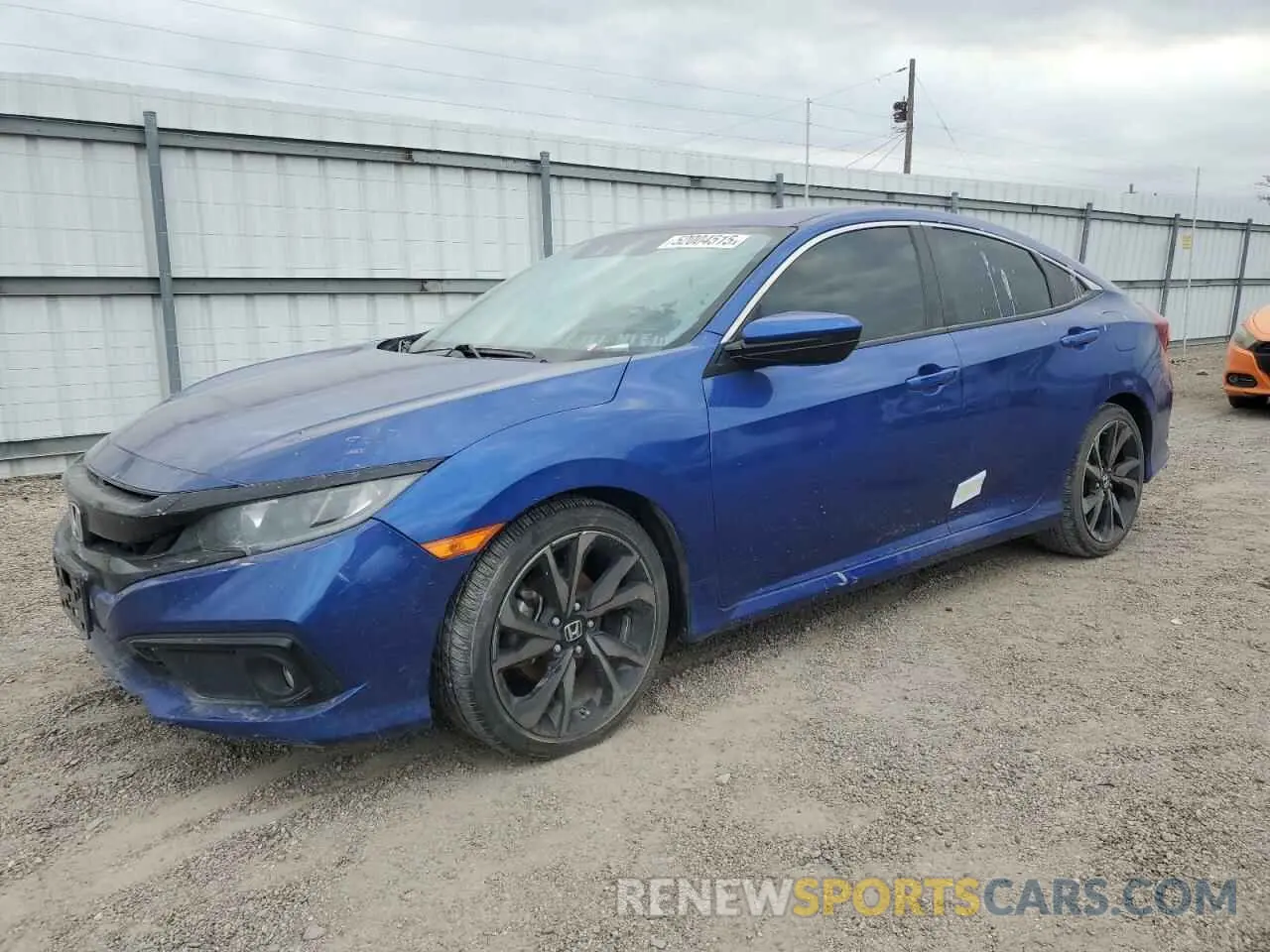 1 Фотография поврежденного автомобиля 2HGFC2F86KH605229 HONDA CIVIC 2019