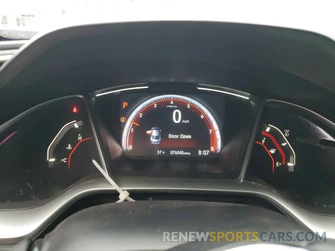 9 Фотография поврежденного автомобиля 2HGFC2F86KH605229 HONDA CIVIC 2019
