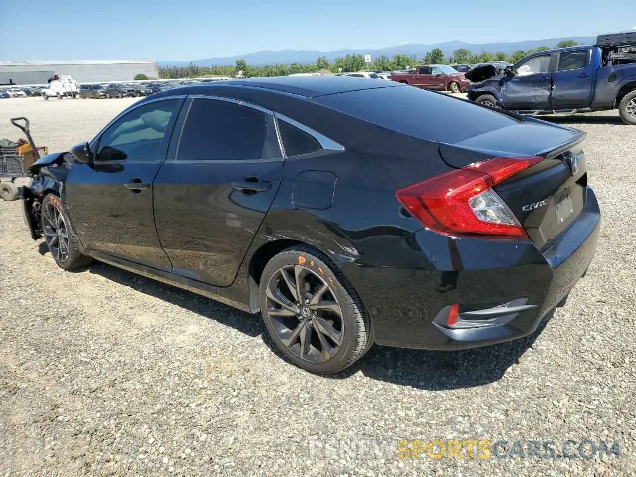 2 Фотография поврежденного автомобиля 2HGFC2F87KH531657 HONDA CIVIC 2019