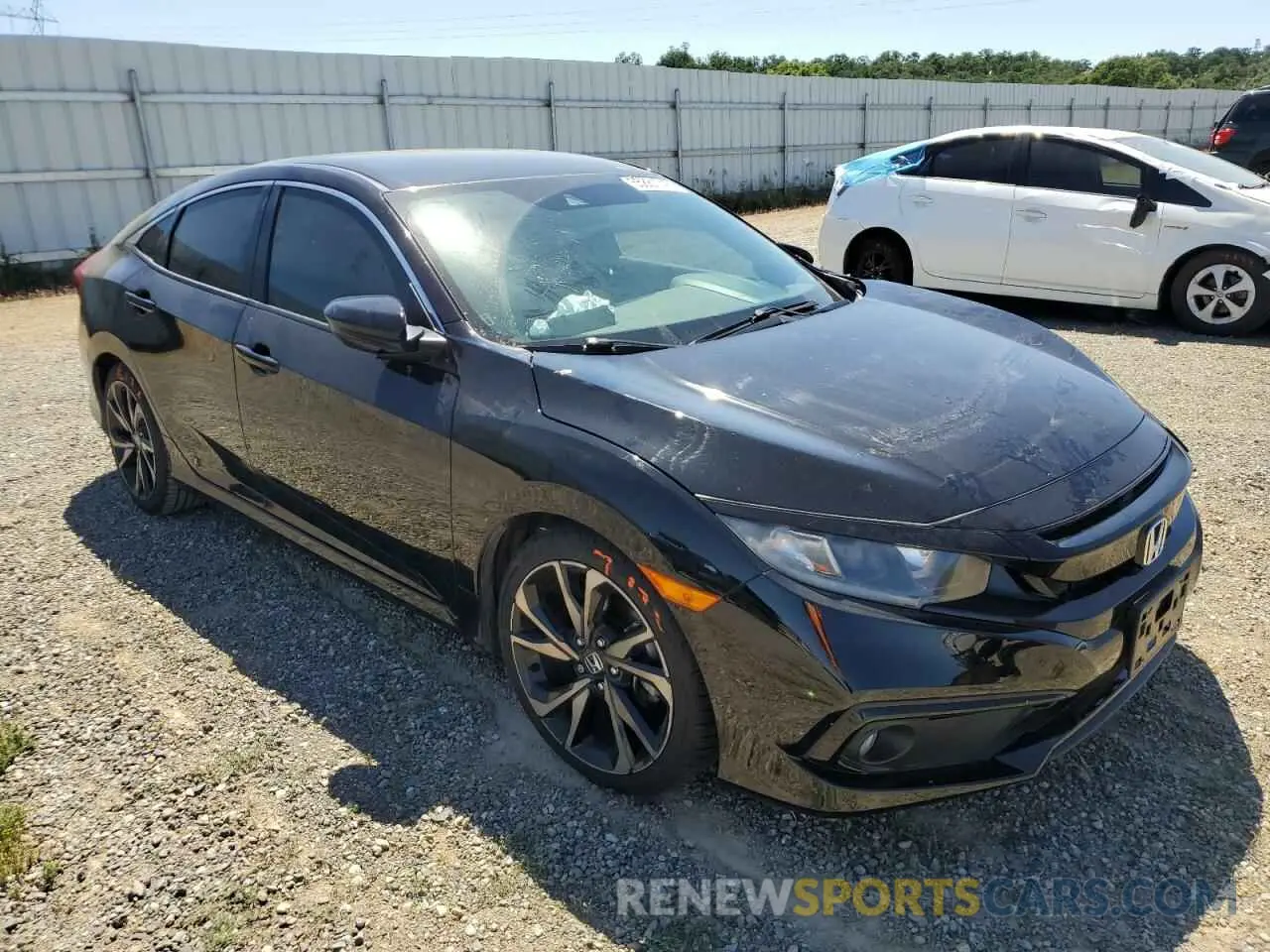 4 Фотография поврежденного автомобиля 2HGFC2F87KH531657 HONDA CIVIC 2019