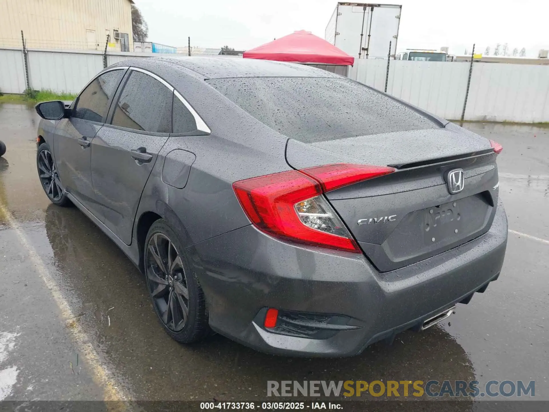 3 Photograph of a damaged car 2HGFC2F87KH535952 HONDA CIVIC 2019
