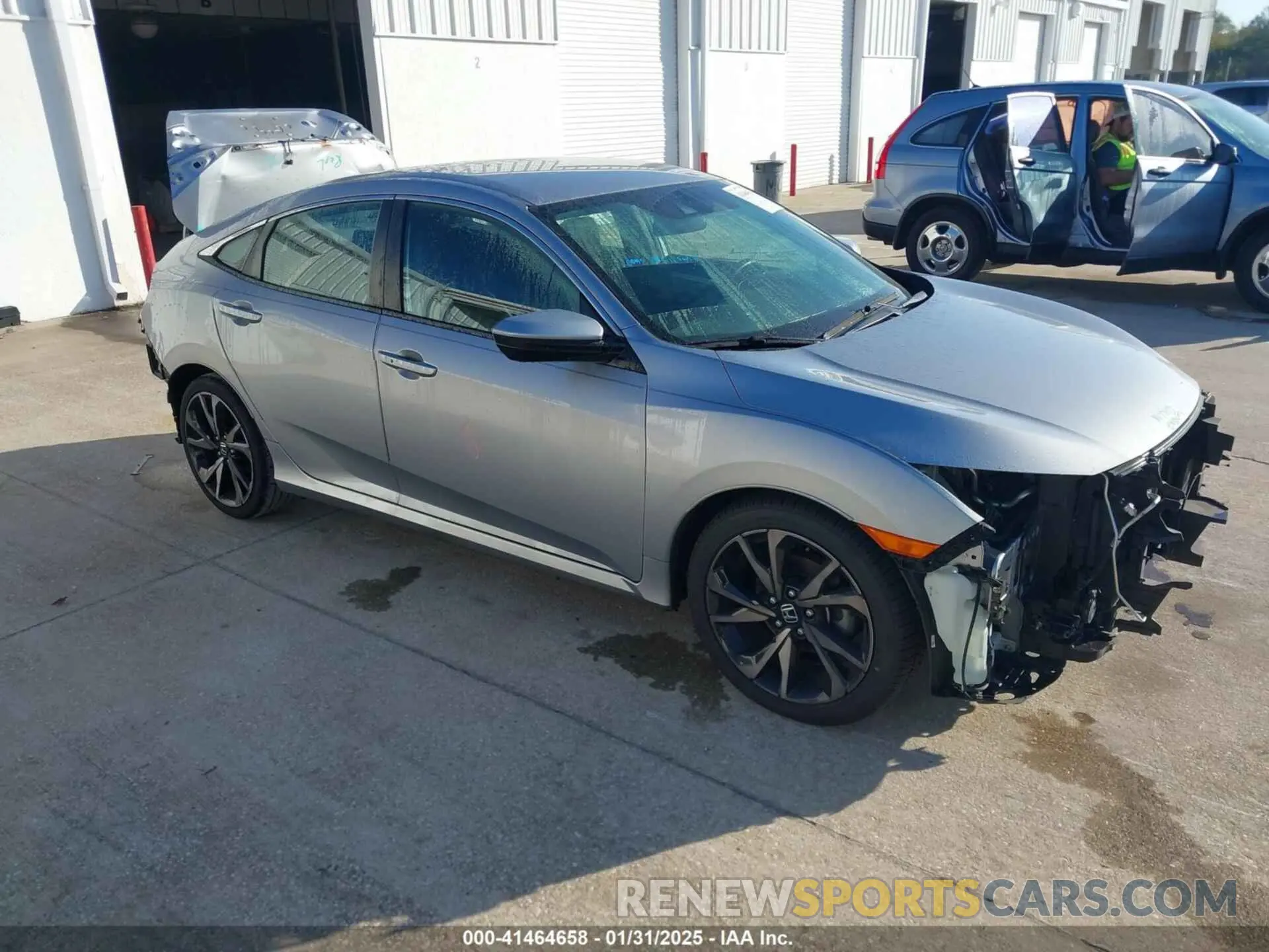 1 Photograph of a damaged car 2HGFC2F87KH568692 HONDA CIVIC 2019