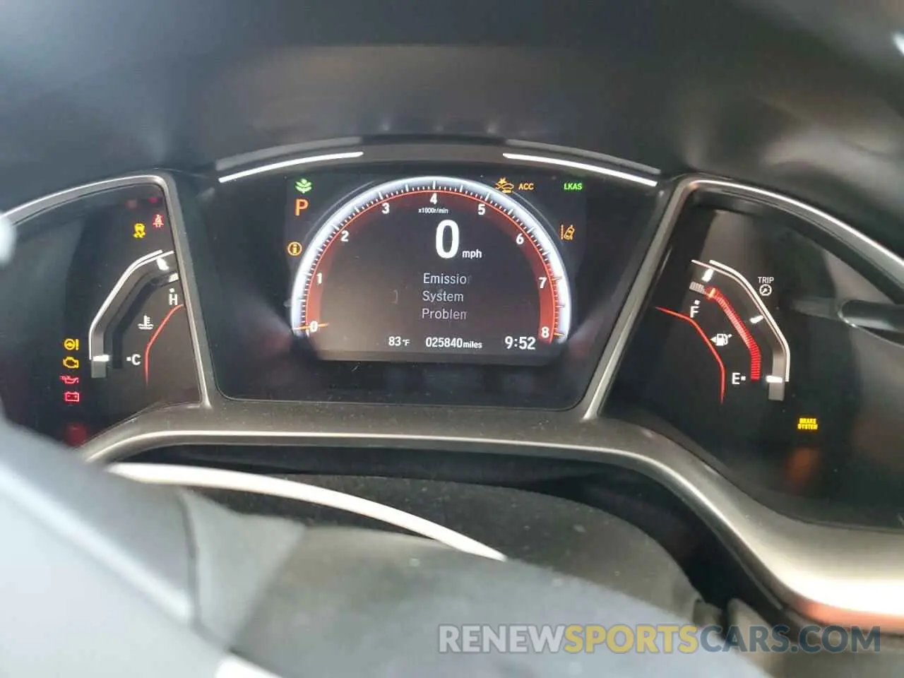 9 Photograph of a damaged car 2HGFC2F87KH573178 HONDA CIVIC 2019