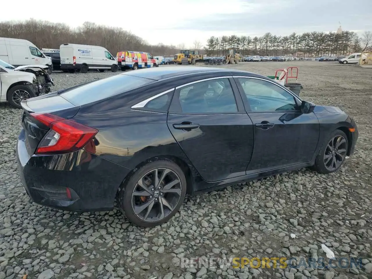 3 Фотография поврежденного автомобиля 2HGFC2F87KH574234 HONDA CIVIC 2019