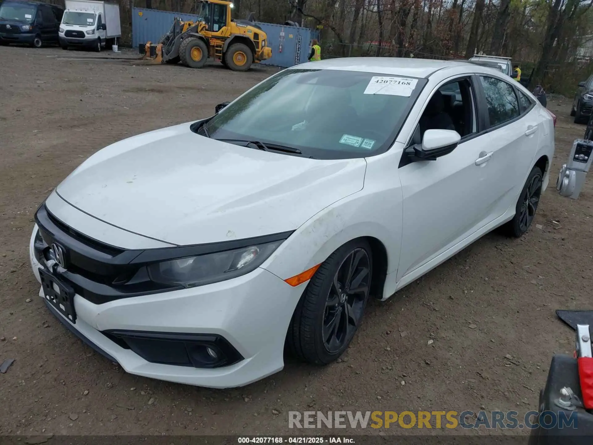 2 Photograph of a damaged car 2HGFC2F87KH592488 HONDA CIVIC 2019