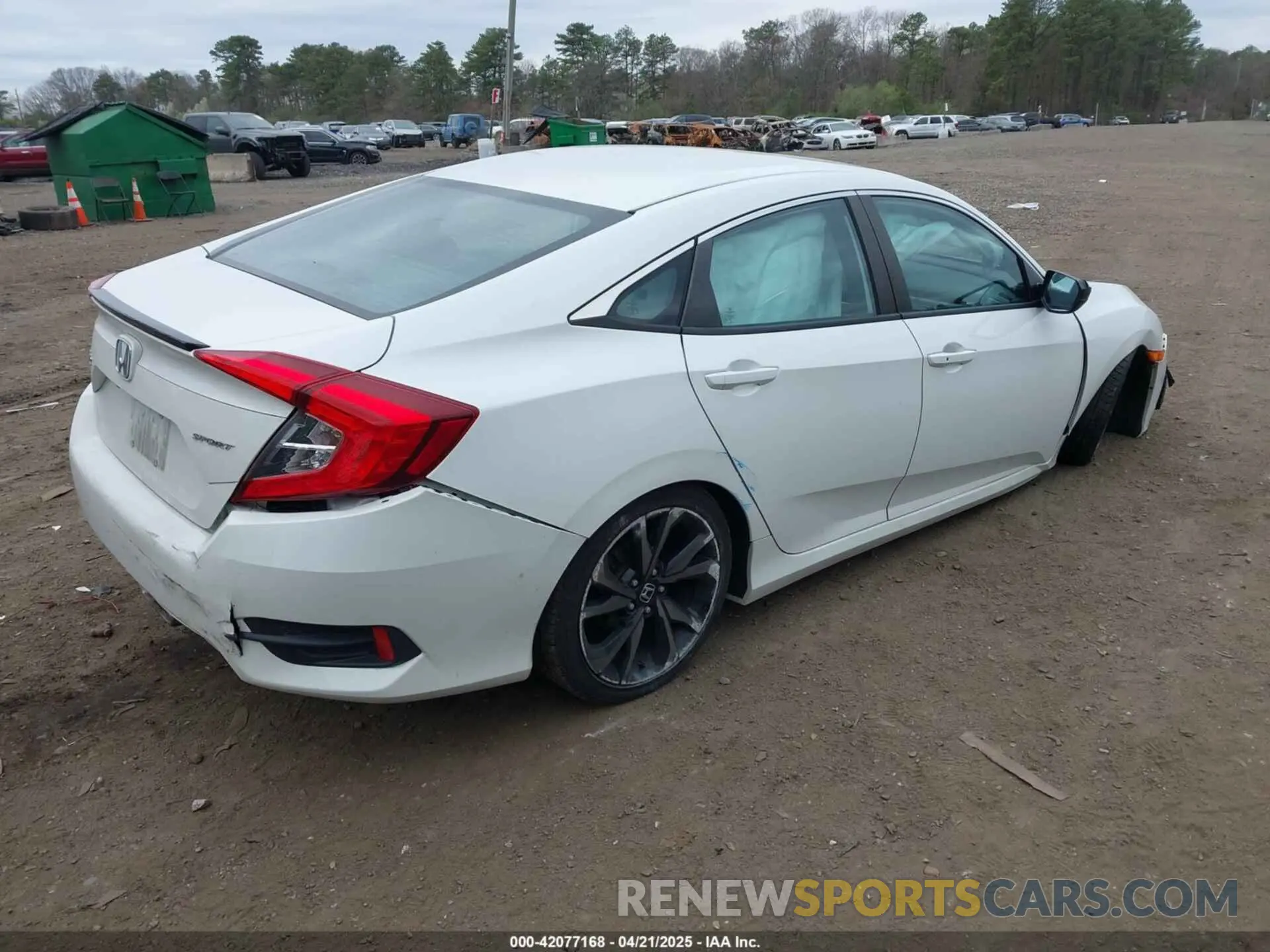4 Photograph of a damaged car 2HGFC2F87KH592488 HONDA CIVIC 2019