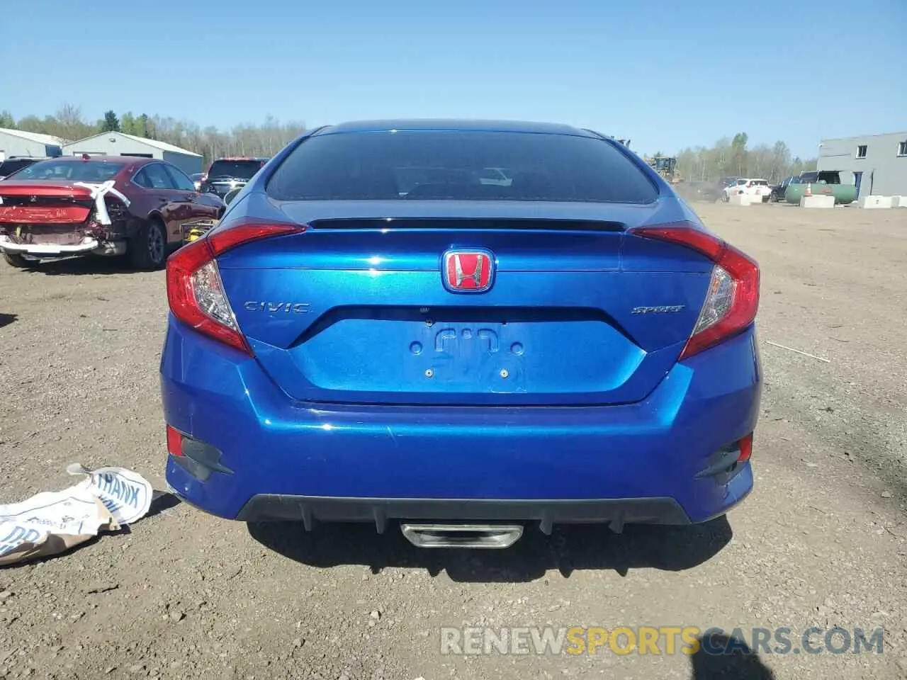 6 Фотография поврежденного автомобиля 2HGFC2F88KH016618 HONDA CIVIC 2019