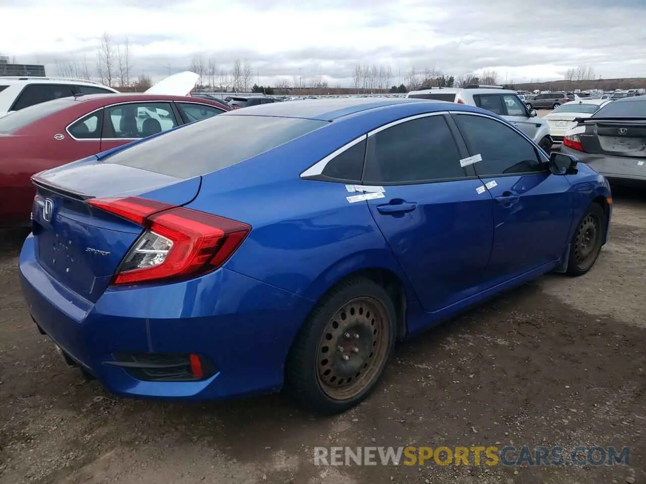 3 Фотография поврежденного автомобиля 2HGFC2F88KH029918 HONDA CIVIC 2019
