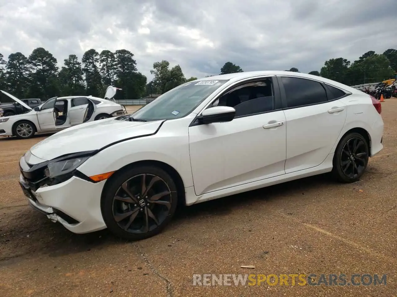 1 Photograph of a damaged car 2HGFC2F88KH505309 HONDA CIVIC 2019