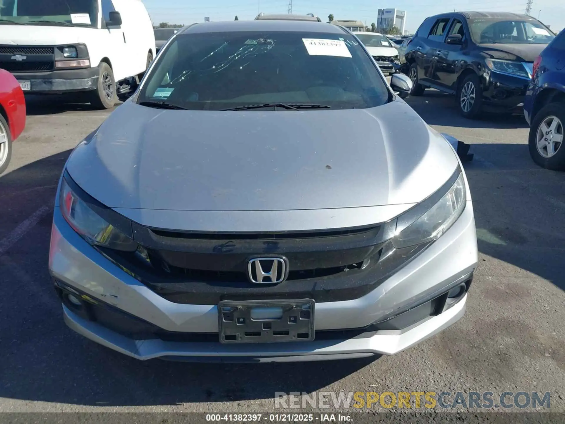 11 Photograph of a damaged car 2HGFC2F88KH507173 HONDA CIVIC 2019