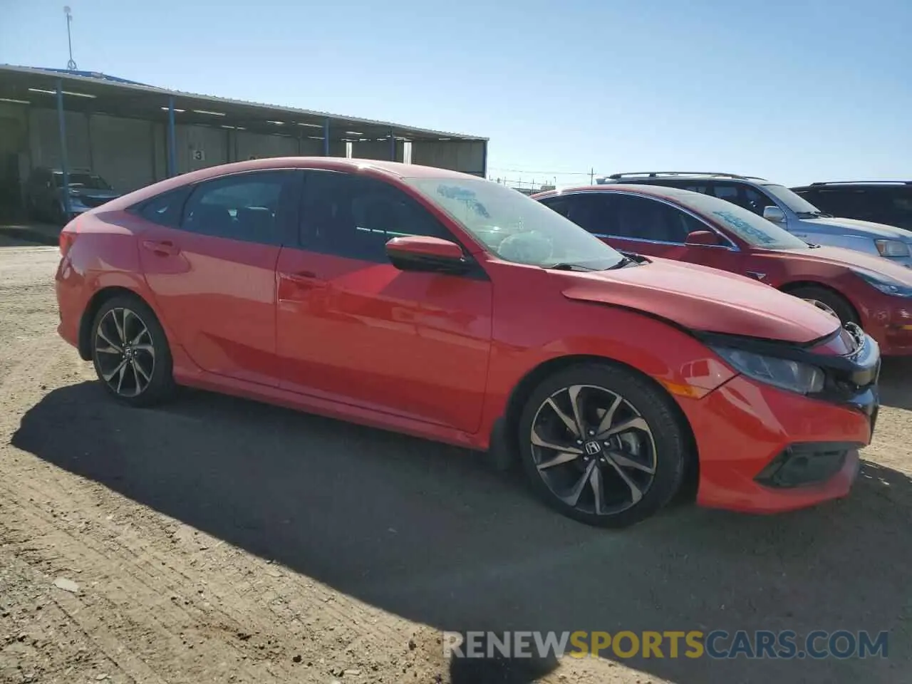 4 Photograph of a damaged car 2HGFC2F88KH536091 HONDA CIVIC 2019