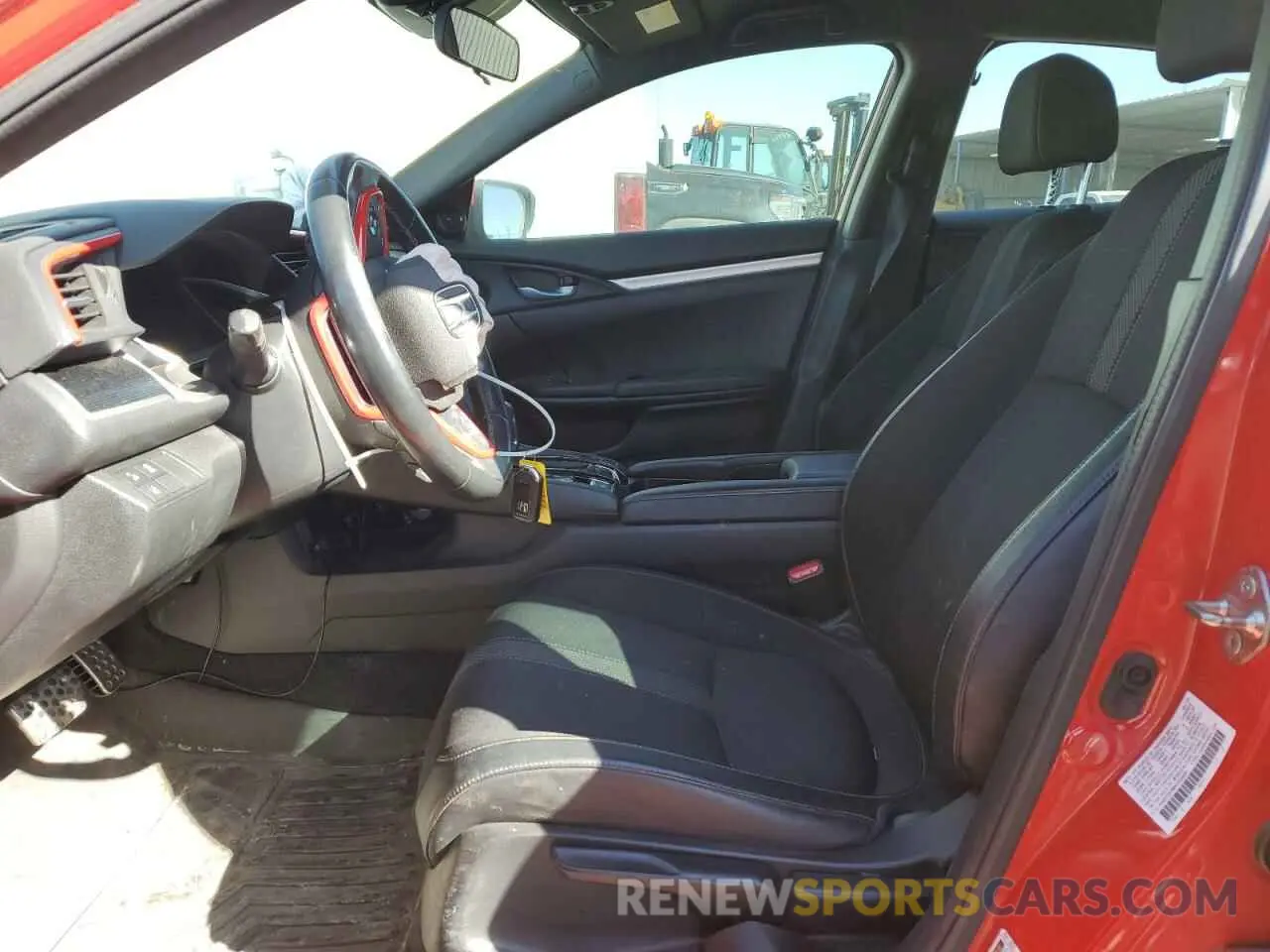 7 Photograph of a damaged car 2HGFC2F88KH536091 HONDA CIVIC 2019