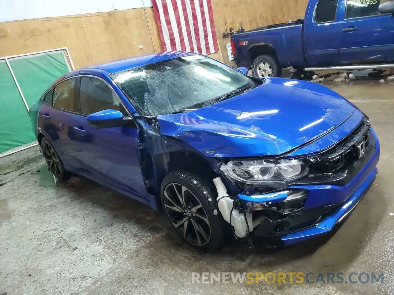 4 Фотография поврежденного автомобиля 2HGFC2F88KH586019 HONDA CIVIC 2019