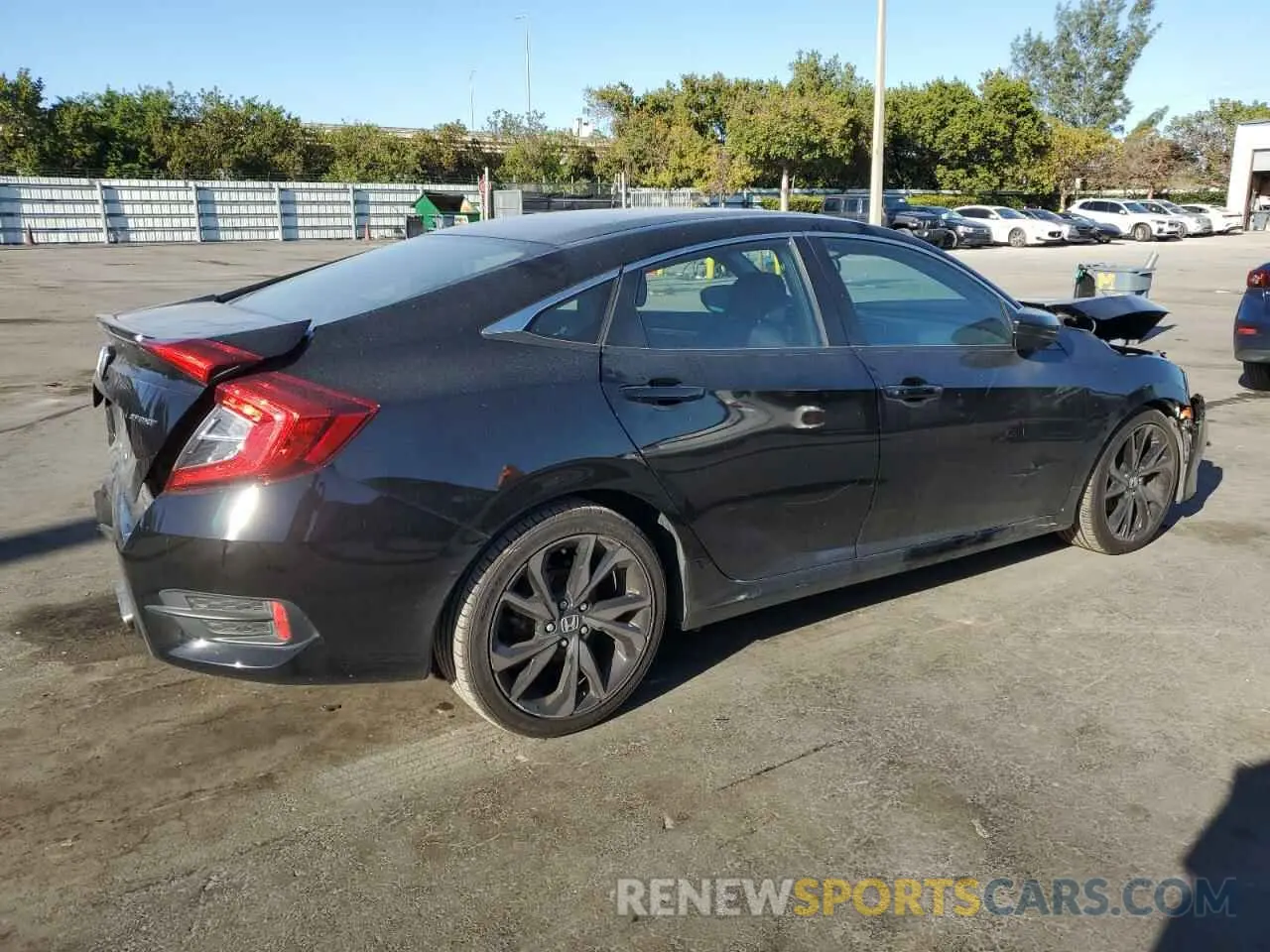 3 Photograph of a damaged car 2HGFC2F88KH600324 HONDA CIVIC 2019