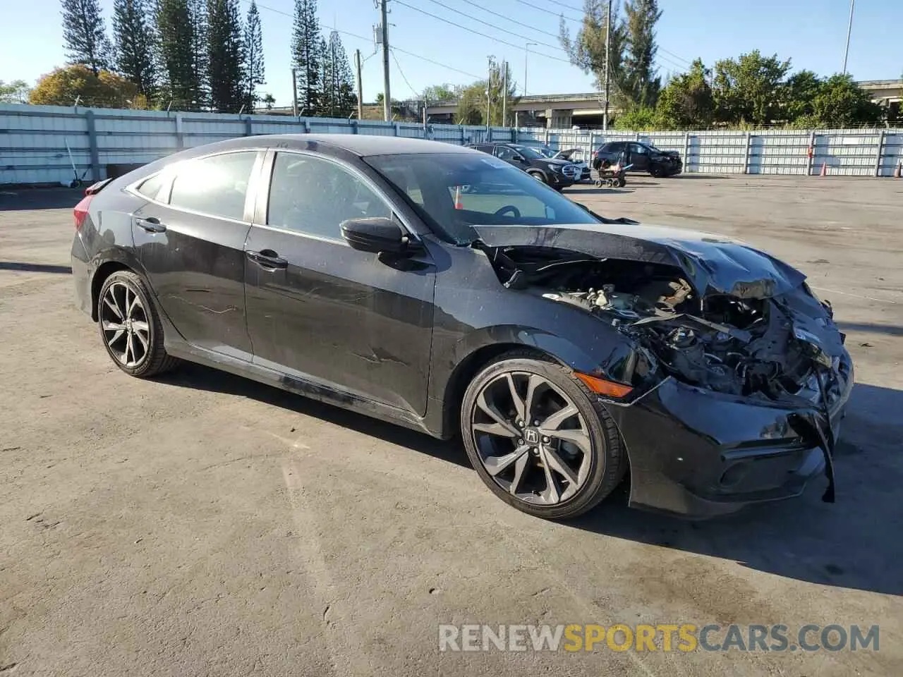 4 Photograph of a damaged car 2HGFC2F88KH600324 HONDA CIVIC 2019