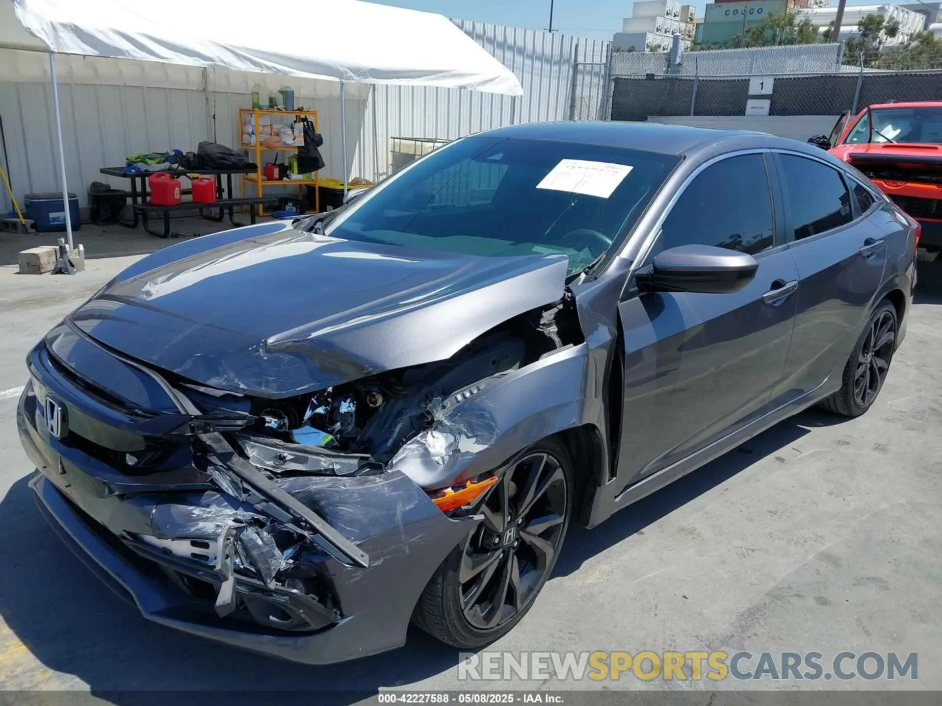 6 Photograph of a damaged car 2HGFC2F89KH503942 HONDA CIVIC 2019