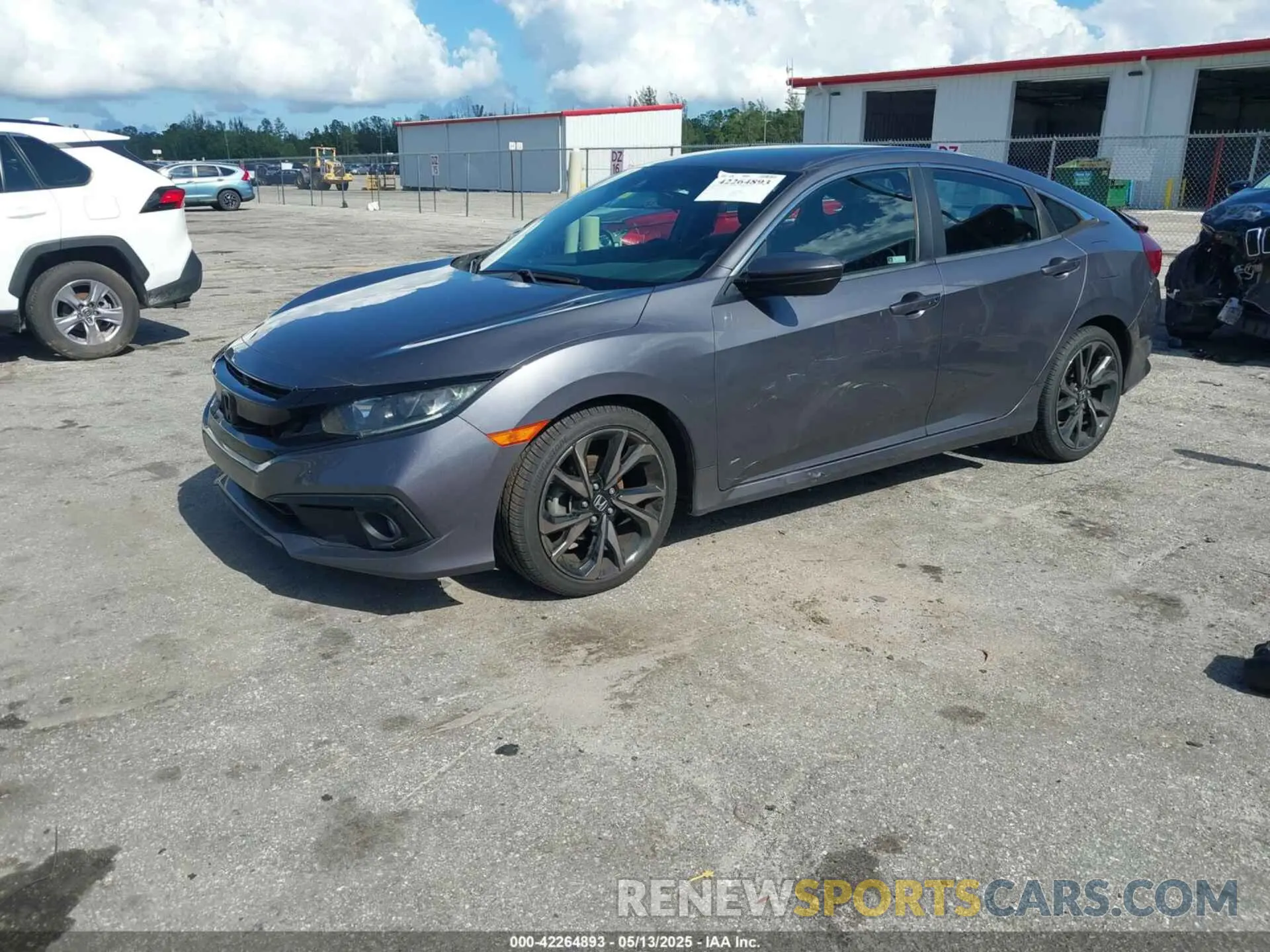 2 Photograph of a damaged car 2HGFC2F89KH534561 HONDA CIVIC 2019