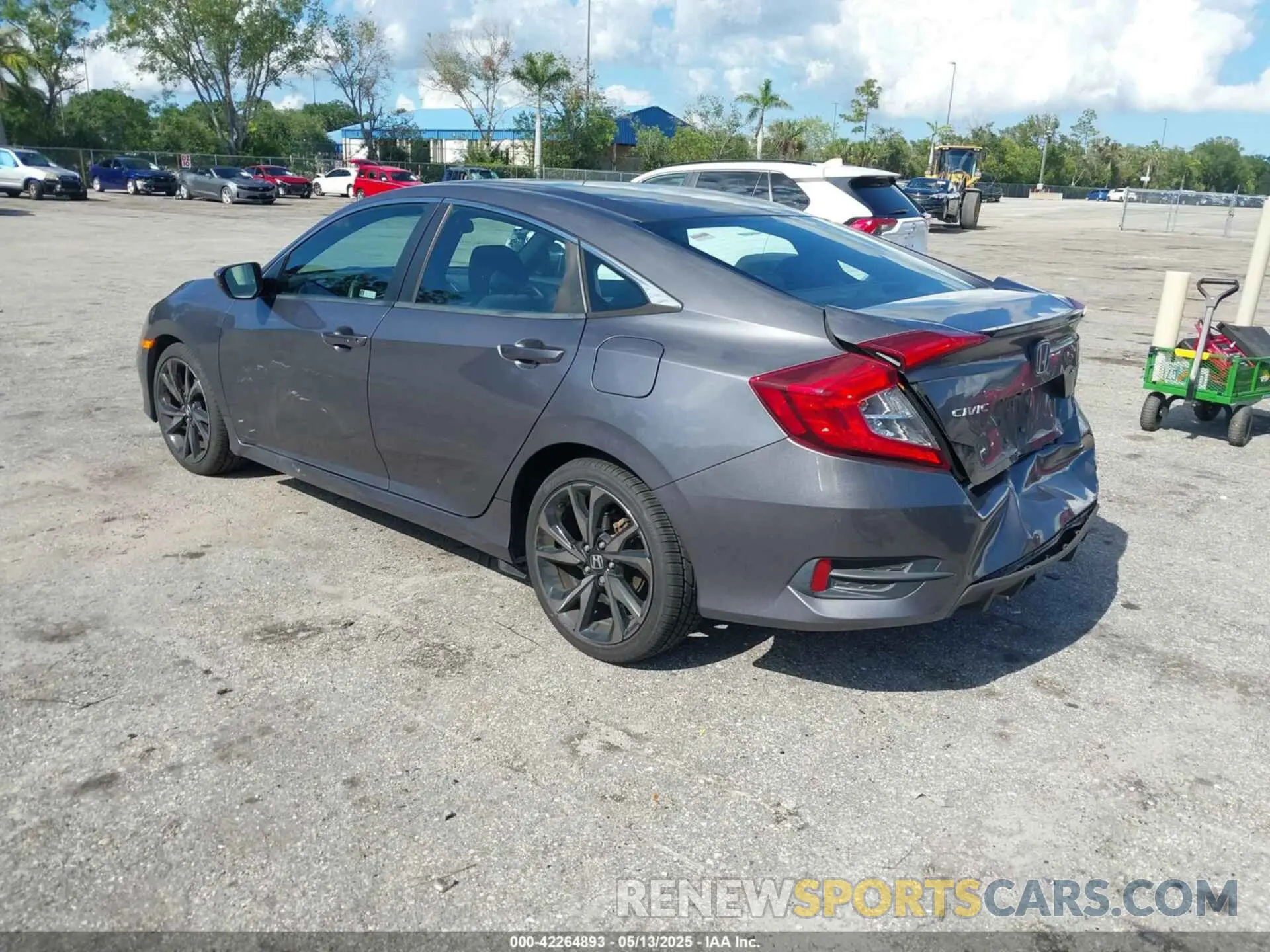 3 Photograph of a damaged car 2HGFC2F89KH534561 HONDA CIVIC 2019