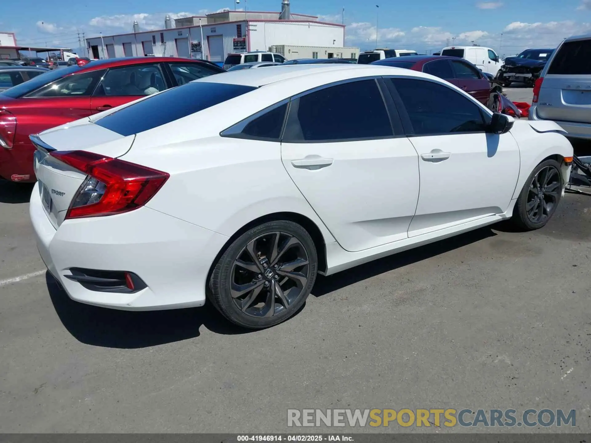4 Фотография поврежденного автомобиля 2HGFC2F89KH536441 HONDA CIVIC 2019