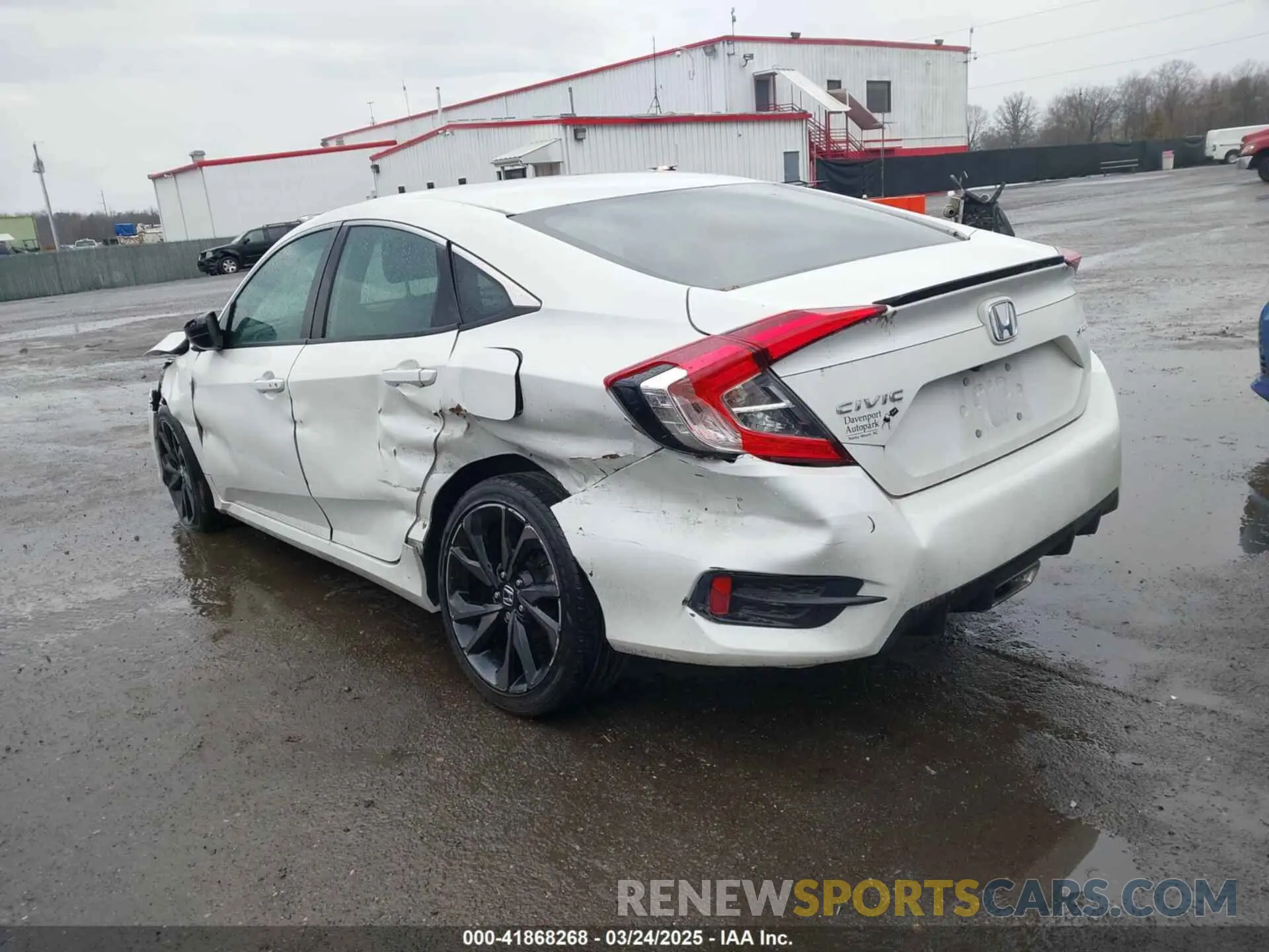 3 Photograph of a damaged car 2HGFC2F89KH537251 HONDA CIVIC 2019