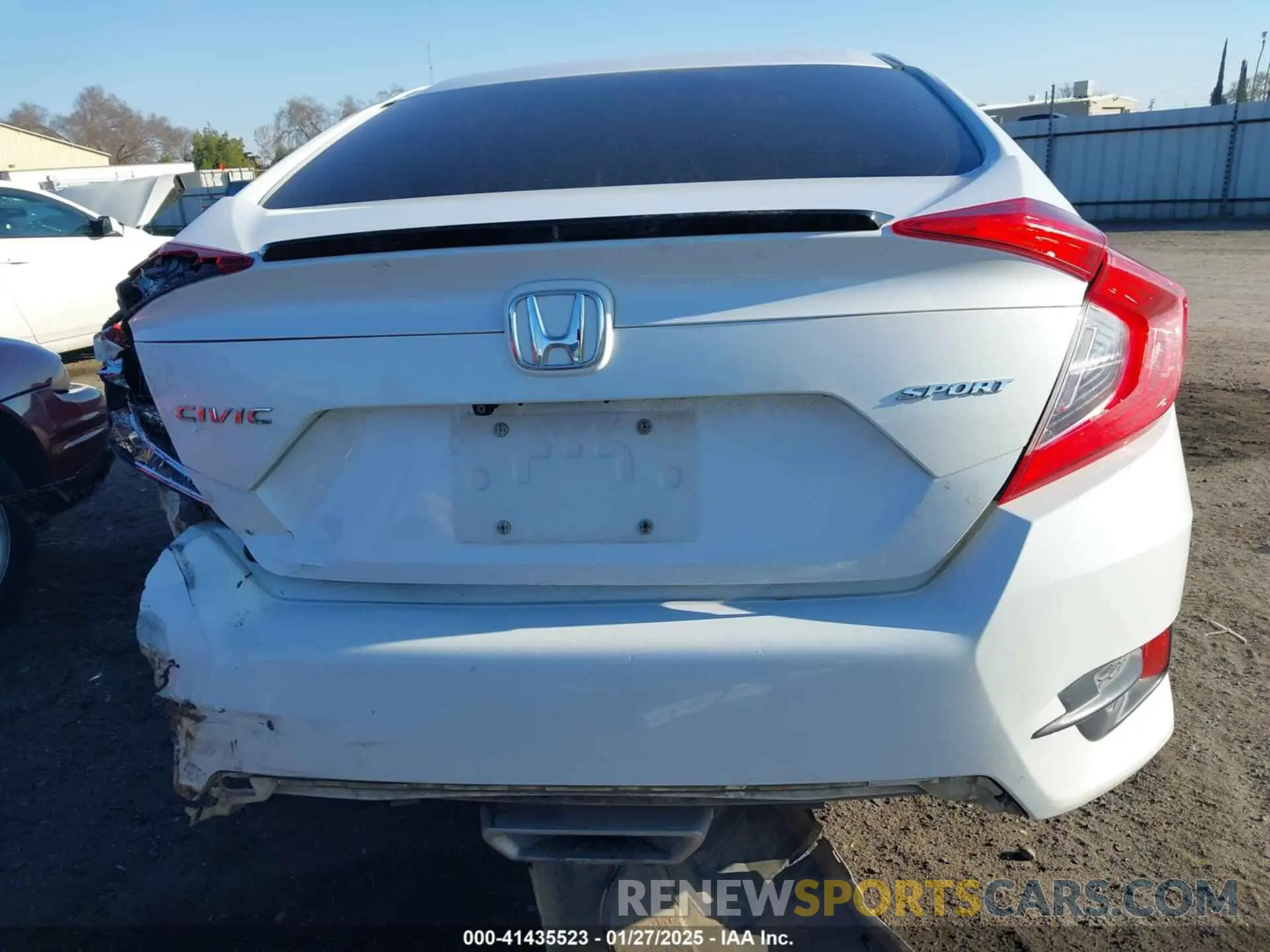 16 Photograph of a damaged car 2HGFC2F89KH544121 HONDA CIVIC 2019