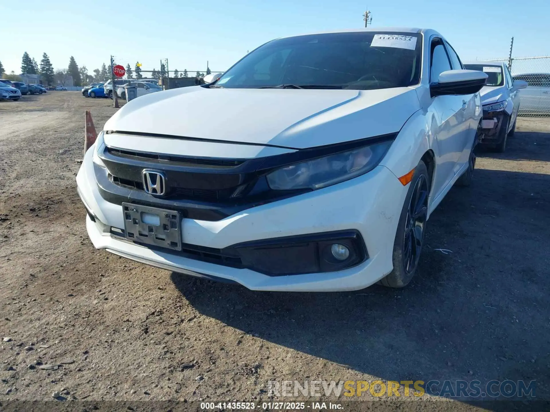 2 Photograph of a damaged car 2HGFC2F89KH544121 HONDA CIVIC 2019
