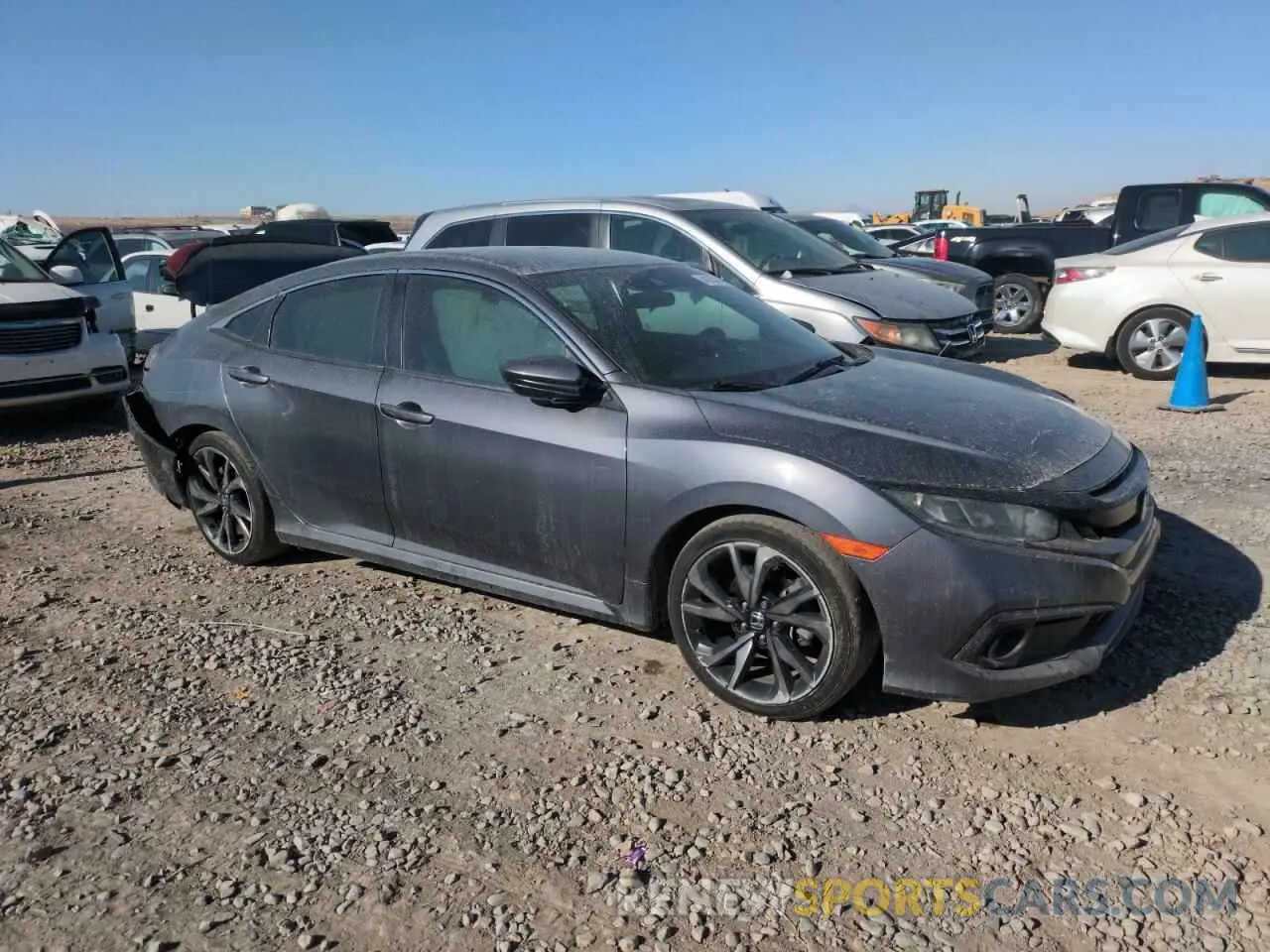 4 Photograph of a damaged car 2HGFC2F89KH581377 HONDA CIVIC 2019