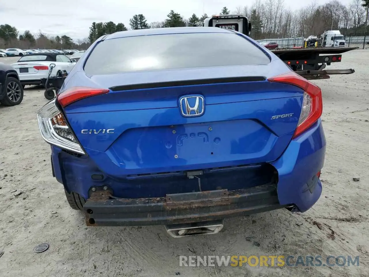 6 Фотография поврежденного автомобиля 2HGFC2F89KH587048 HONDA CIVIC 2019