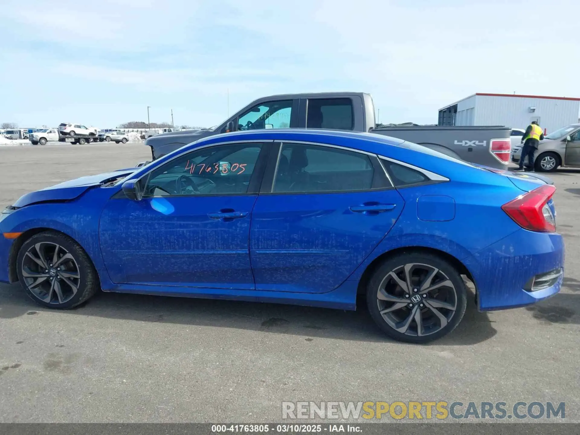14 Фотография поврежденного автомобиля 2HGFC2F8XKH511399 HONDA CIVIC 2019
