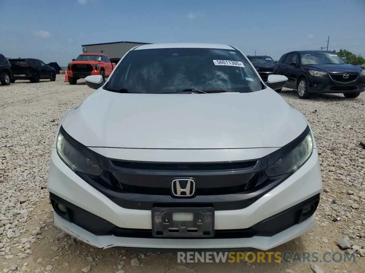 5 Photograph of a damaged car 2HGFC2F8XKH521902 HONDA CIVIC 2019