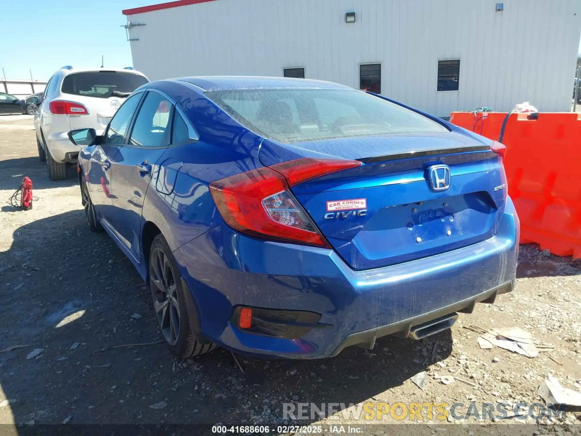3 Photograph of a damaged car 2HGFC2F8XKH577032 HONDA CIVIC 2019