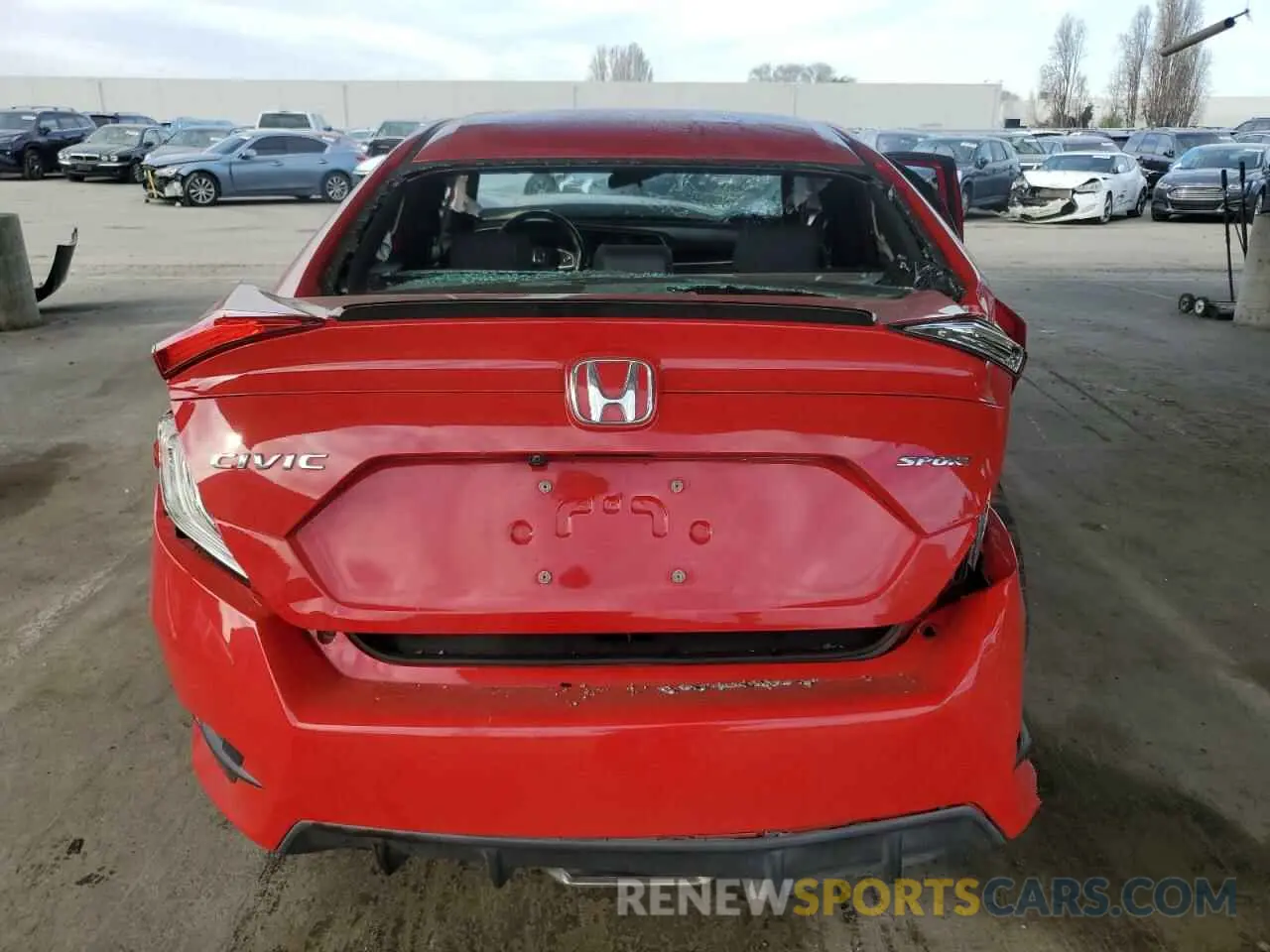 6 Photograph of a damaged car 2HGFC2F8XKH597619 HONDA CIVIC 2019