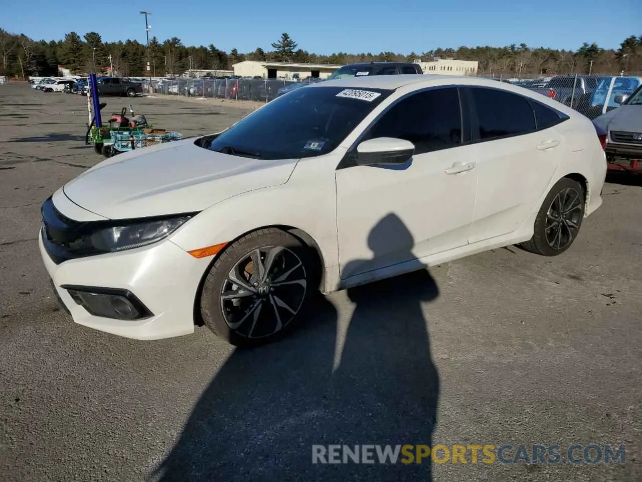 1 Photograph of a damaged car 2HGFC2F8XKH603001 HONDA CIVIC 2019