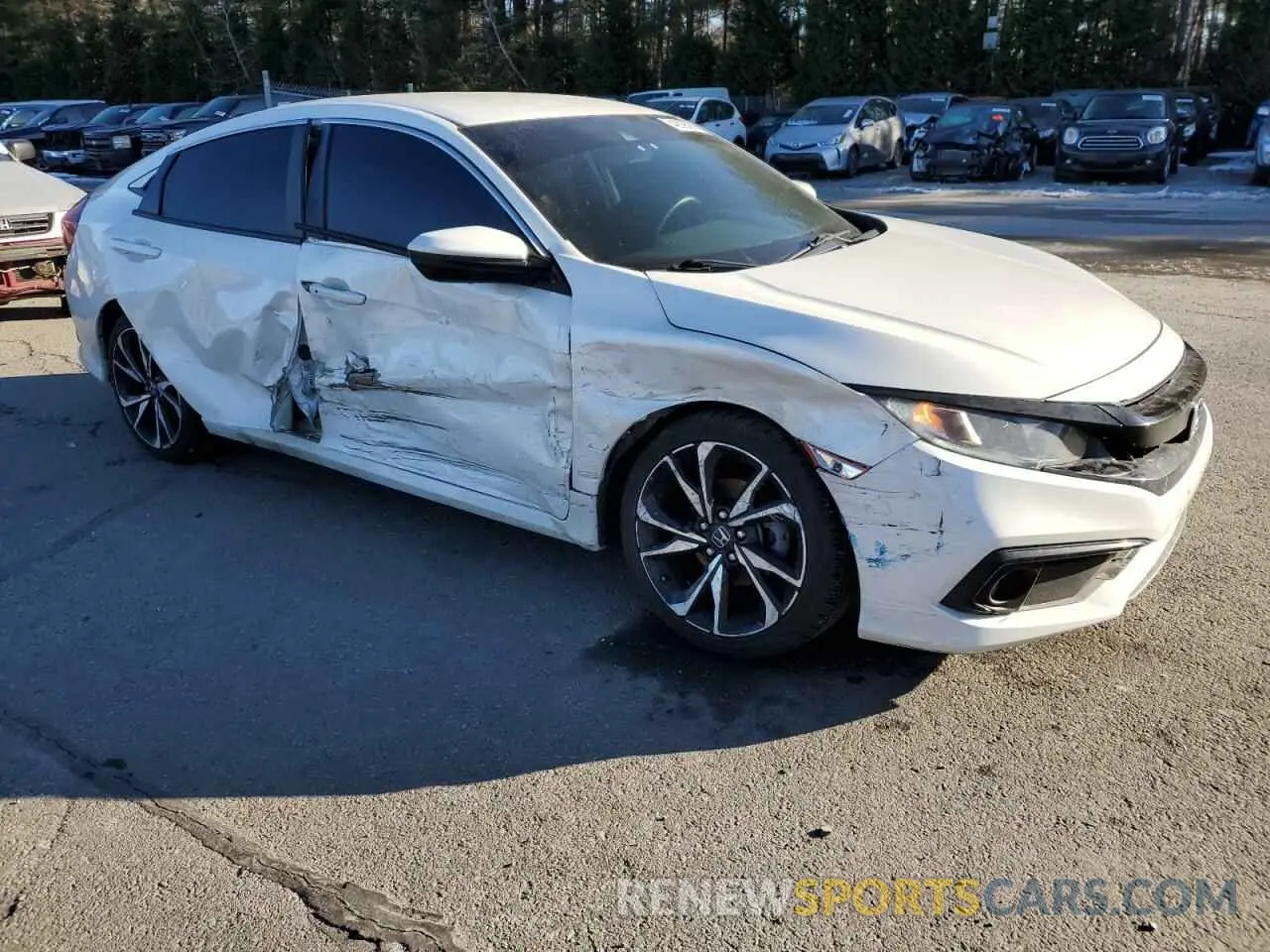 4 Photograph of a damaged car 2HGFC2F8XKH603001 HONDA CIVIC 2019