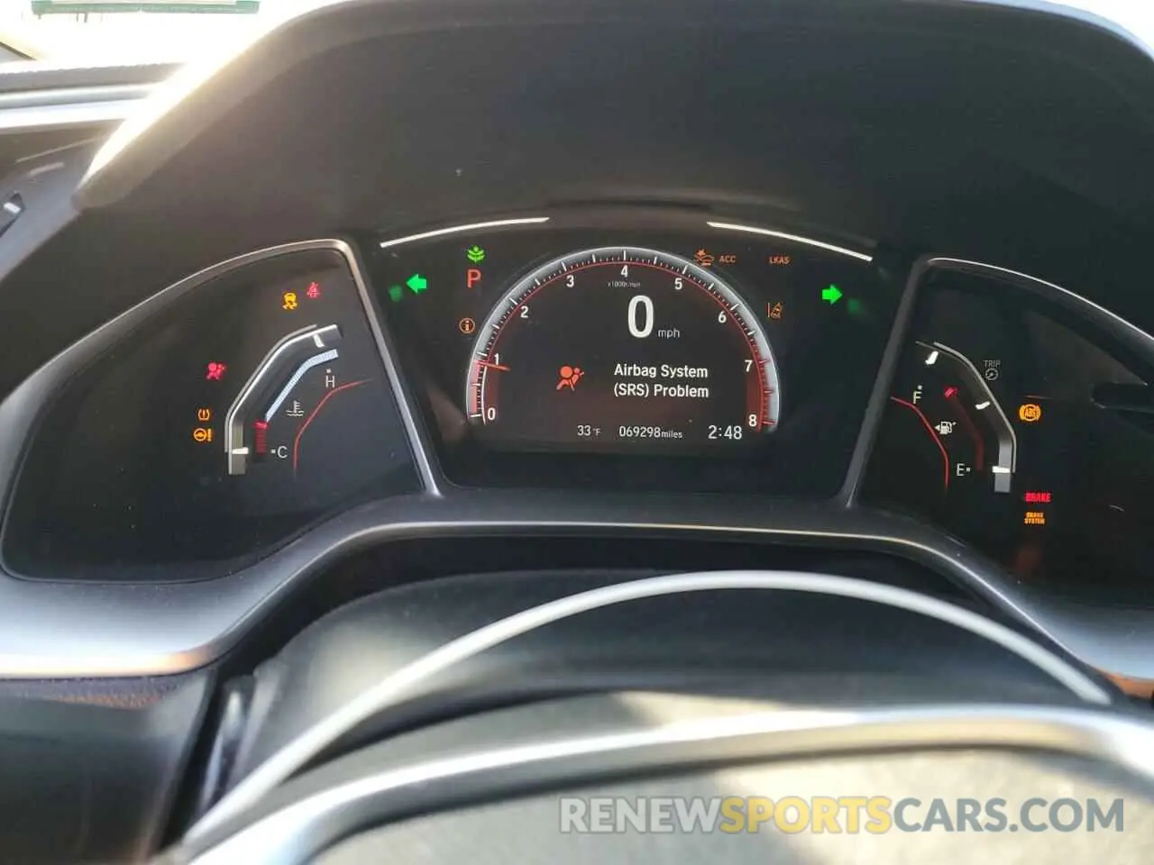 9 Photograph of a damaged car 2HGFC2F8XKH603001 HONDA CIVIC 2019