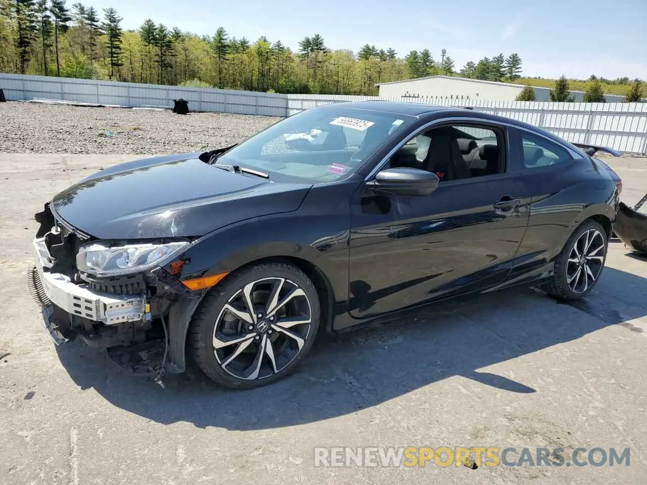 1 Photograph of a damaged car 2HGFC3A53KH755382 HONDA CIVIC 2019