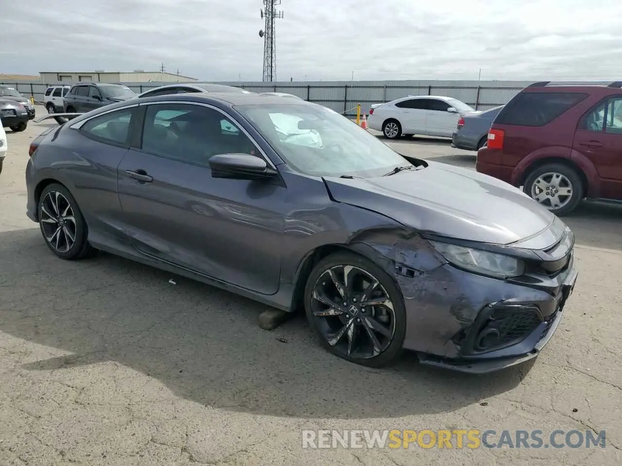 4 Фотография поврежденного автомобиля 2HGFC3A55KH752788 HONDA CIVIC 2019