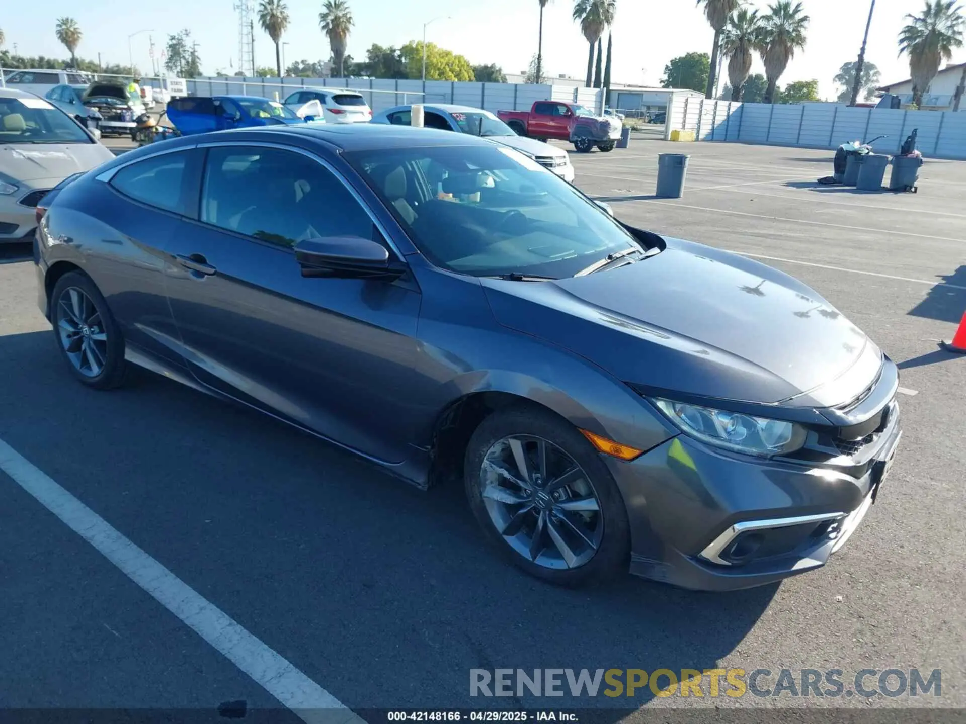 1 Photograph of a damaged car 2HGFC3B30KH351419 HONDA CIVIC 2019