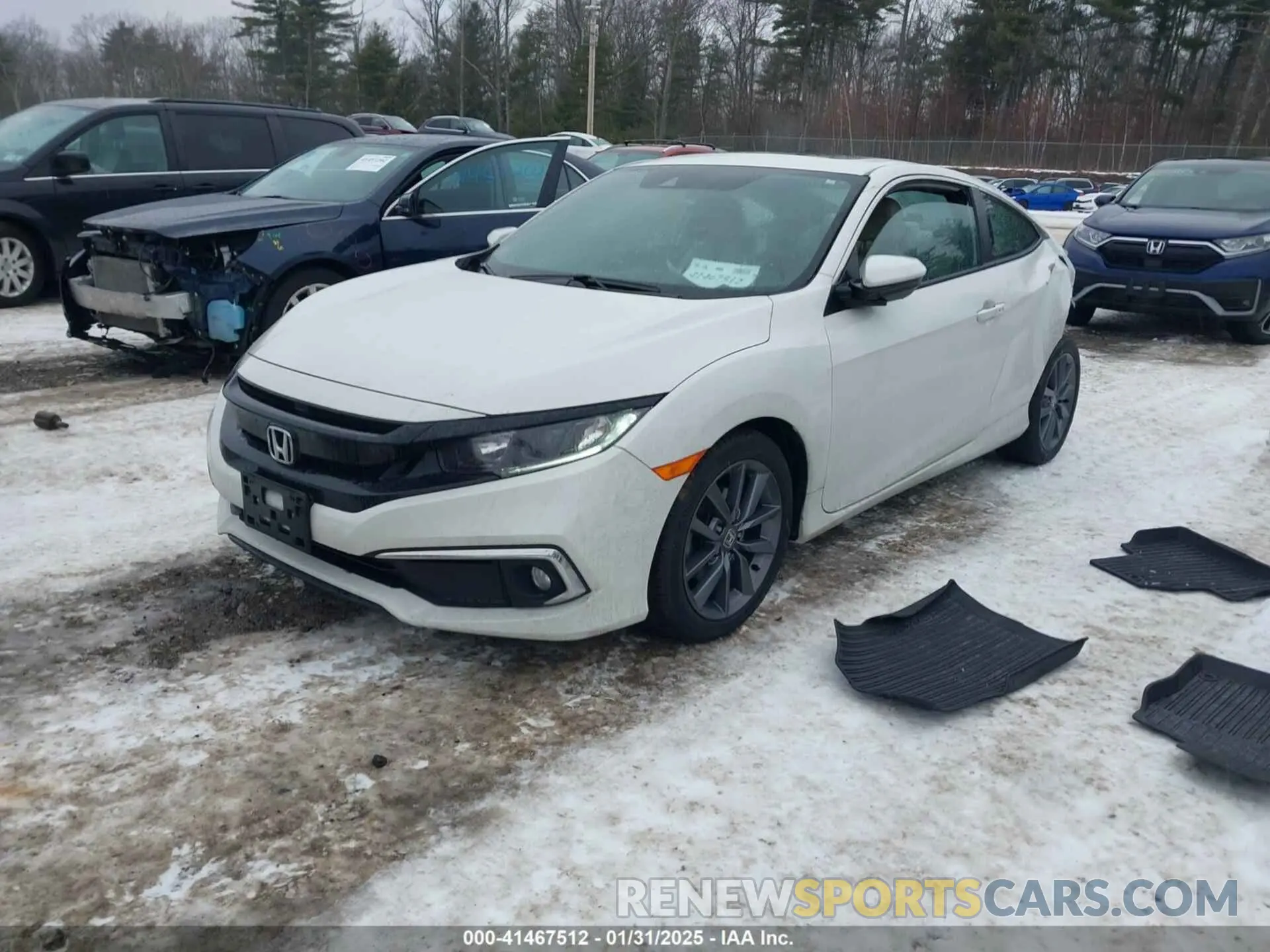 2 Photograph of a damaged car 2HGFC3B32KH350384 HONDA CIVIC 2019