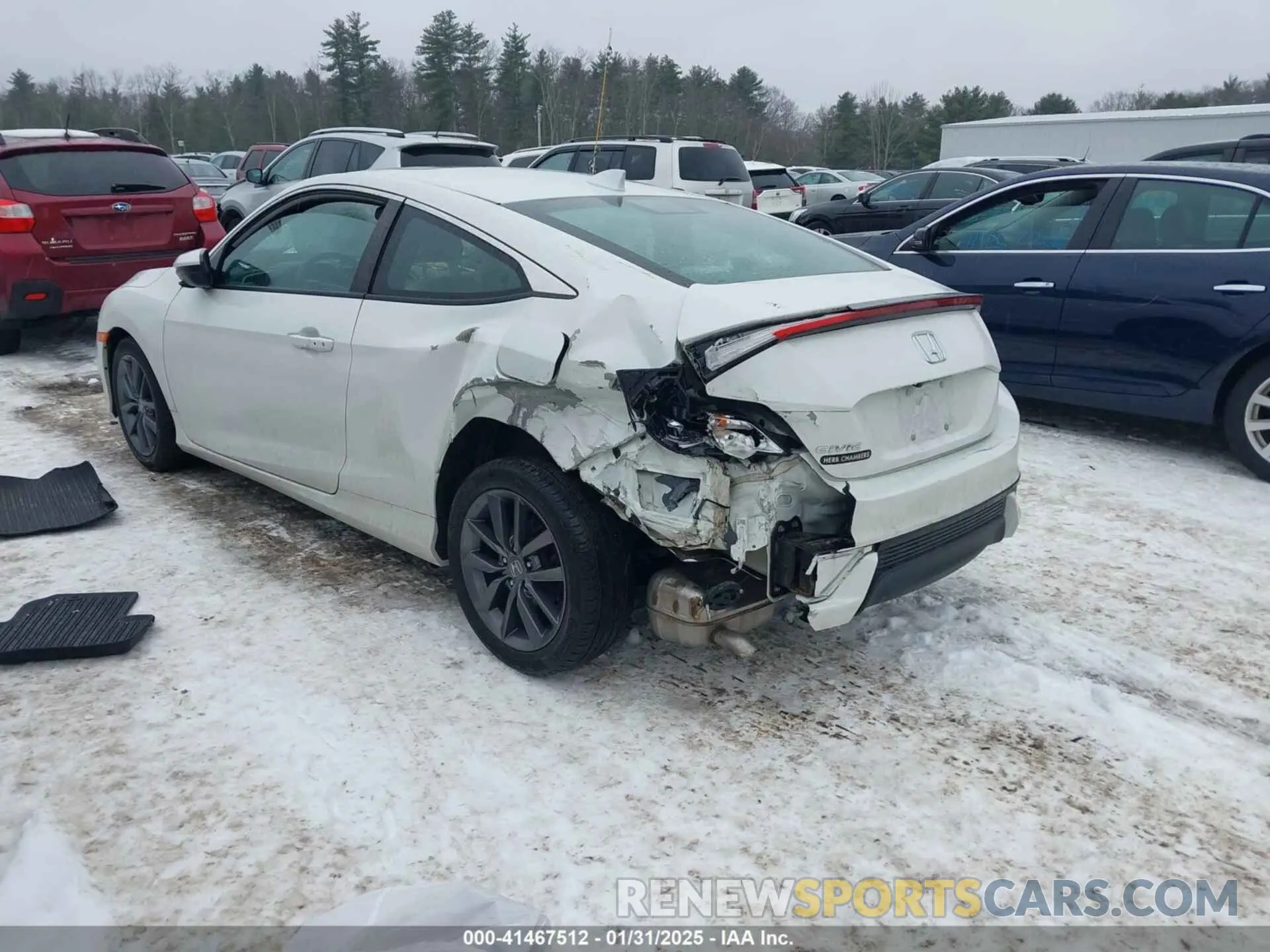 3 Photograph of a damaged car 2HGFC3B32KH350384 HONDA CIVIC 2019