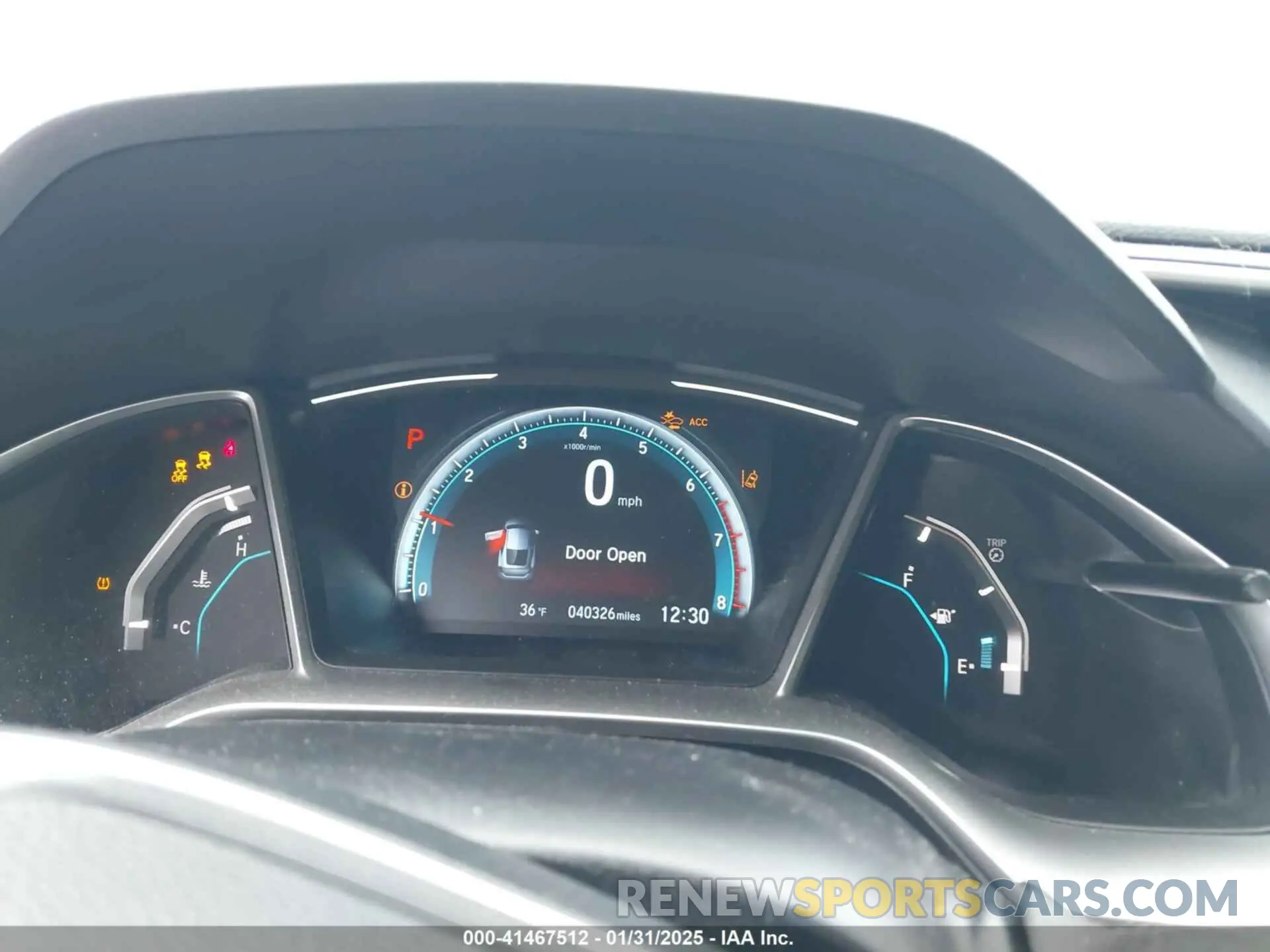 7 Photograph of a damaged car 2HGFC3B32KH350384 HONDA CIVIC 2019