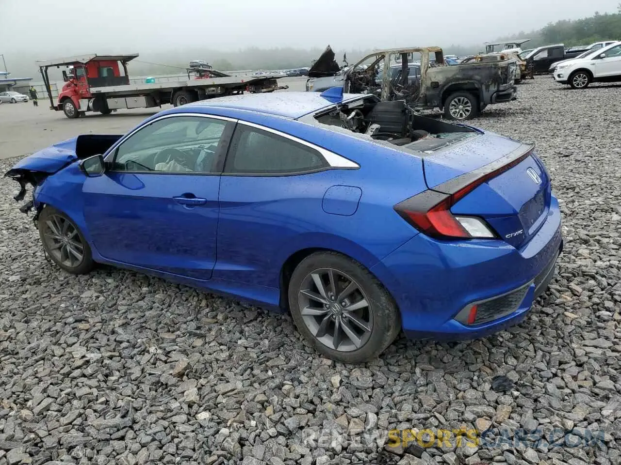 2 Фотография поврежденного автомобиля 2HGFC3B33KH356338 HONDA CIVIC 2019