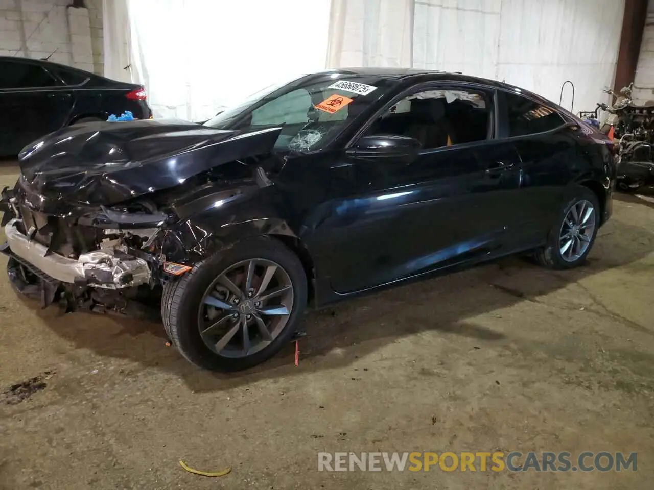 1 Photograph of a damaged car 2HGFC3B36KH356012 HONDA CIVIC 2019
